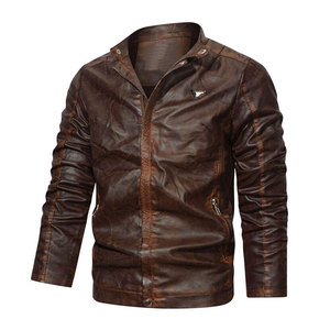 Premium <b>Men</b> <b>Leather</b> <b>Jacket</b> With Elegant Front Finish For Casual Winter <b>Jacket</b> Street Fashion - Product Image 1