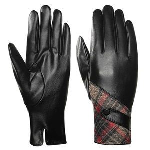 Premium Sheepskin Leather Ski Cycling Dressing <b>Gloves</b> Soft Luxury Formal Men Women Winter Thermal Eco-Friendly Elegant Touch - Product Image 1