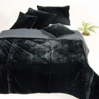 Literie indienne Boho de luxe Ensemble de housse de couette en velours écrasé Couette douce pour la maison ou l'hôtel Décoration intérieure