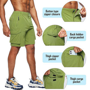 <b>Mens</b> Breathable Golf <b>Shorts</b> with Embroidery Personalization Stretch <b>Slim</b> <b>Fit</b> OEM Supplier Private Label Branding - Product Image 6
