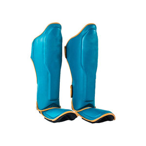 Tough Leather Shin <b>Pads</b> Durable Strong Lightweight Professional Protection Adjustable for Football Training Sports <b>Practice</b> - Product Image 1