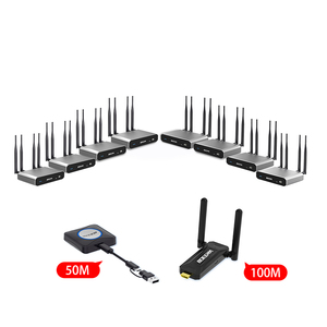 4K Draadloos Multi-Screen Team Samenwerkingspresentatiesysteem 1 Zender En 8 Ontvangers Voor Moeiteloze Zakelijke Bijeenkomsten - Product Image 1