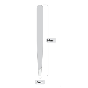 Soins personnels Épilation des sourcils Pince à épiler Pince à épiler à pointe d'ardoise enduite d'or durable - Product Image 6