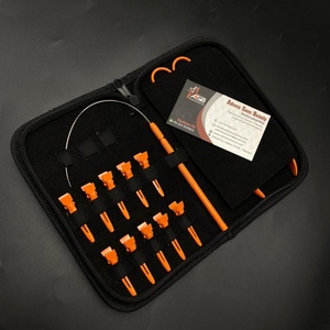 Alicates para extensión de cabello con microperlas de dos orificios naranjas, grado quirúrgico, acero inoxidable, ecológico, marca ASB, Kit de herramientas de uso comercial - Product Image 6