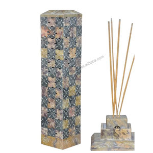 Mayorista de Esteatita natural, torre de palo de incienso para fragancia, torre de vela de piedra, torre de Ajedrez de esteatita India - Product Image 2