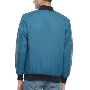 Blouson Bomber d'Hiver pour Homme Grande Taille Fabriqué en Usine avec Col Montant et Logo Avant en Tissu Toile Imperméable et Respirant - Product Image 4