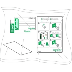 Badge RFID SCHNEIDER ELECTRIC EVP1BNS Evlink, Soluzione di Identificazione High-tech - Product Image 1