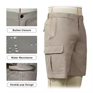 กางเกงขาสั้นคาร์โก้แบบลำลองของผู้ชายชุดออกกำลังกายเล่นกีฬาขนาดใหญ่แบบมีกระเป๋าหลายกระเป๋าสำหรับศิลปะการต่อสู้ใหม่โลโก้ออกแบบได้ตามต้องการ - Product Image 5