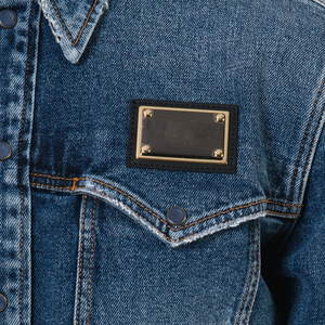 Nouvelles vestes denim d'hiver à impression personnalisée pour hommes 100% coton Streetwear Logo avant décontracté - Product Image 2