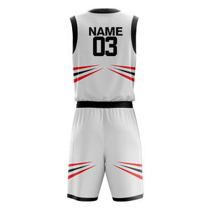 Conjunto de uniforme de baloncesto bordado Reversible con diseño de sublimación personalizado, el mejor uniforme de camiseta de baloncesto para hombres al por mayor - Product Image 3