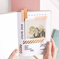 LABON Personnalisable Durable Premium Quality Fabric Cover Hardcover Journal For Personal Notes Daily Planning Goal Setting