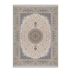 Nostalgia Collection 1200 Alfombra de cañas Alta calidad Vintage Elegancia Estilo persa Geométrico Color ahumado Lavable para el hogar - Product Image 6