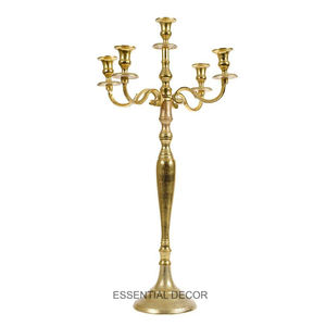 Luxury Wedding Floor Decorative Candelabra for <b>Candle</b> Decoration Aluminum Silver Plated <b>Tall</b> <b>Candle</b> <b>Holder</b> Handmade Candelabra - Product Image 4