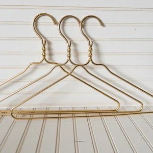 Nueva llegada de perchas de Metal de hierro para ropa percha de Metal directa de fábrica para lavandería acabado dorado hecho a mano Vintage Baño - Product Image 3