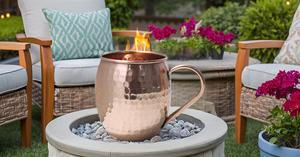 Handcrafted 100% Pure Copper 24 Ounce Moscow Mule <b>Mug</b> Extra <b>Large</b> with Modern Style Hammered Finish Copper Handle No Lining - Product Image 2