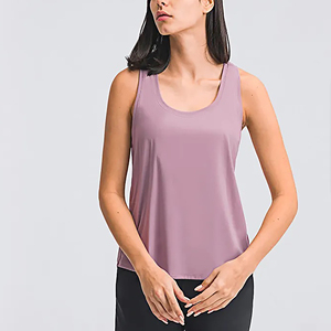 2026 débardeur respirant femmes débardeur 100% coton col carré entraînement course Fitness haut court grande taille femmes pour débardeur - Product Image 3