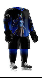 Vente en gros Uniforme unisexe de hockey sur gazon Meilleure qualité Conception personnalisée pour les équipes OEM Vêtements de sport avec impression par sublimation - Product Image 2