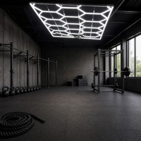 Luminaire suspendu modulaire hexagonal à LED, éclairage décoratif en groupe pour club de billard, salon, bar