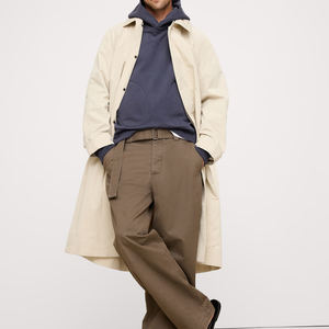 เสื้อฮู้ดดี้ผู้ชายผ้าฟลีซหนานุ่มคุณภาพสูง 100% ผ้าฝ้าย สำหรับฤดูใบไม้ผลิ ทรงโอเวอร์ไซส์  แบบเรียบ  บริการรับผลิตตามแบบ (OEM)  ผ่านกระบวนการฟอกสีแบบแอซิดวอช  ผ้าเฟรนช์เทอร์รี่ น้ำหนัก 480 กรัม/460 กรัม - Product Image 4