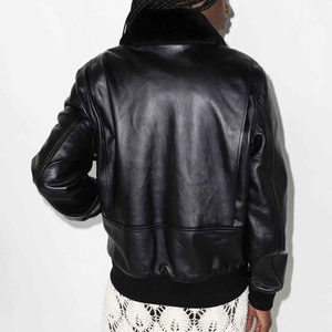 แจ็กเก็ตหนังสำหรับผู้หญิงวัสดุขายดีเสื้อแจ็กเก็ตหนังสำหรับผู้หญิง - Product Image 6