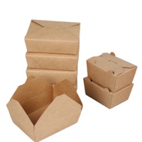 Cajas de Papel para Comida Rápida al por Mayor, Personalizadas, en Oferta, para Llevar Arroz, Estilo KFC, Pollo Frito Francés