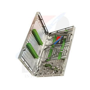 Alicate de perforación Marco de presa de goma Bandeja de esterilización autoclavable Nuevo Kit de presa de goma dental con abrazaderas Fórceps de abrazadera de marfil - Product Image 5