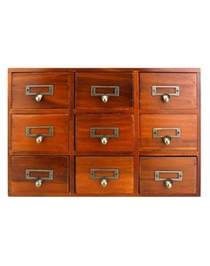 Armoire d'apothicaire moderne en bois et acier inoxydable faite à la main, 9 tiroirs, multifonctionnelle, salon, bureau à domicile, commode à thé - Product Image 6