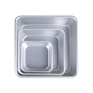 กระทะเค้กอลูมิเนียมแบบวงกลมแม่พิมพ์เค้กอลูมิเนียมหรูหราถาดแม่พิมพ์มัฟฟิน - Product Image 1