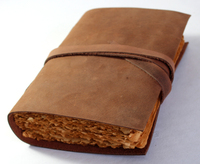 Fait à la main Antique Deckle bord papier Vintage cuir Journal serrure fermeture Grimoire Journal sorcière Journal