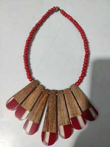 Collar de resina de primera calidad, joyería clásica india con cadena de cuerda, artesanía de Javed Girls fabricada en India - Product Image 4