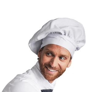 Gorro de chef de poliéster algodón personalizado, gorro de cocina con logotipo impreso por transferencia de calor para niños y adultos, Material de papel al por mayor - Product Image 3