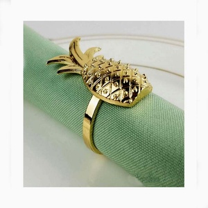 Anneau de serviette en laiton poli acier inoxydable élégant or noué moderne anneau de serviette meilleure qualité anneau de serviette de créateur - Product Image 4