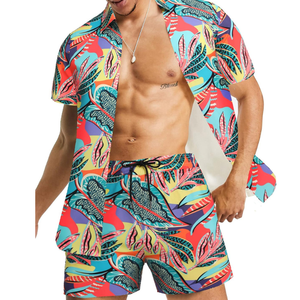 ชุดเดรสสั้นระบายอากาศได้ดีสำหรับฤดูใบไม้ผลิ/ฤดูร้อนย้อมสีพิมพ์ลายแบบลำลองไม่ซ้ำใคร - Product Image 3