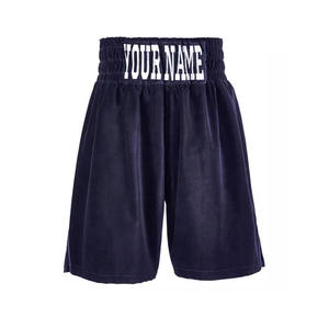 Vêtements confortables pour hommes avec logo personnalisé OEM Shorts d'entraînement de boxe Hip Hop ODM et OEM Shorts de boxe pour hommes - Product Image 4