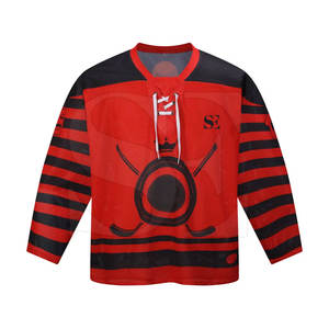 Prix de gros Vêtements de sport Maillot de hockey sur glace de haute qualité Nouvelle arrivée Maillots de hockey sur glace à séchage rapide - Product Image 1