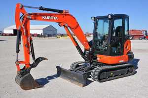 รถขุดขนาดเล็ก คูโบต้า รุ่น KX 027-4 น้ำหนัก 2 ตัน ระบบไฮดรอลิก รถขุดดิน คูโบต้า KX 027-4 เครื่องจักรกลเคลื่อนย้ายดิน - Product Image 3