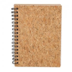 Cuaderno de corcho Logotipo personalizado Tapa dura A4 A6 Tamaños Oficina de negocios Estilo Escuela Escritura Regalos Papel de cuero PU Cubierta de madera disponible - Product Image 1