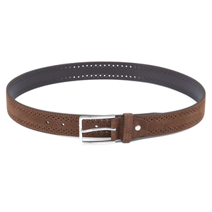 Ceinture en cuir de qualité supérieure avec double boucle Ceinture en cuir à la mode avec ceinture en cuir pleine fleur décorative avec finition mate - Product Image 6