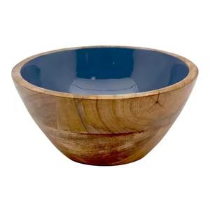 Bol en bois de nouvelle conception avec un ensemble de cuillères en bois, bol pour salade, bol à riz en bois fait à la main - Product Image 3