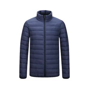 Veste matelassée en toile pour homme en gros, logo personnalisé, nylon, automne, veste à bulles légère, chaude, imperméable, coupe-vent, extérieur - Product Image 5