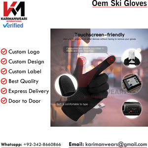 Guantes de esquí premium para mujer y hombre, protección de cuatro capas, acolchado anticolisión, diseño transpirable y cálido, muñequera Snow Stopper - Product Image 4