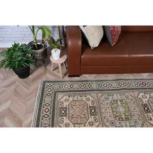 Tapis turc 4,9x8 pieds, tapis vintage, tapis persan marron - Product Image 3