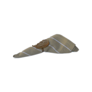 Stylish Dark Theme Napkin Holder Solid Metal Tissue Holders Handmade Unique Table Top Leaf Shaped Napkin <b>Rings</b> With <b>Cheap</b> Price - Product Image 3