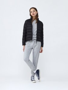 Chaqueta acolchada transpirable de color negro para mujer de manga larga con estilo más nuevo - Product Image 6