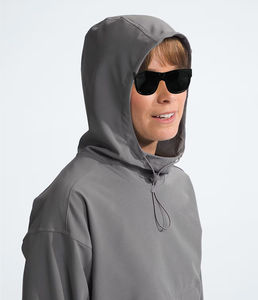 Sweats à capuche à manches longues à capuche respirante et extensible dans les quatre sens pour femmes avec poche kangourou - Product Image 4