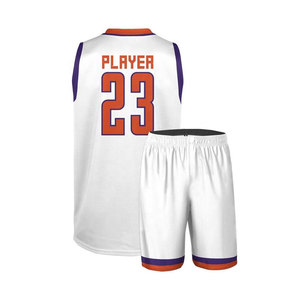 Conjuntos de Uniformes de Baloncesto Unisex de Alta Calidad, Tallas Grandes para Deportes de Verano, Diseños Personalizados Más Recientes, Transpirables, con Logotipo Impreso 100% - Product Image 2