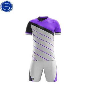 Entrenamiento Fútbol Uniforme Partido Fútbol Jersey Kit Hombres Pantalones cortos Camiseta de fútbol - Product Image 6