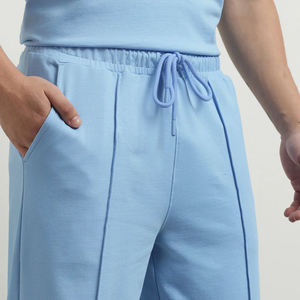 Vente en gros de vêtements de sport pour hommes en deux pièces, taille plus, style décontracté, streetwear, surdimensionné, t-shirt à manches courtes, shorts, survêtement de sport - Product Image 5