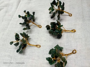 <b>Small</b> Green Jade Crystal Tree Handmade Gemstone Bonsai Lucky Feng Shui Money Tree Home <b>Office</b> <b>Table</b> Decor Gift Wholesale - Product Image 4
