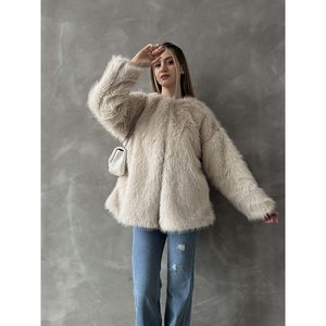 เสื้อโค้ทขนสัตว์ Topshow Stone Plush Wholesale - [object Object] - Product Image 2